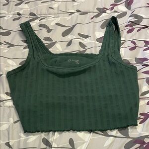 Aerie Stylish Green Crop Top